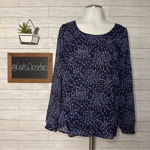 🫶 LC Lauren Conrad Floral Blouse